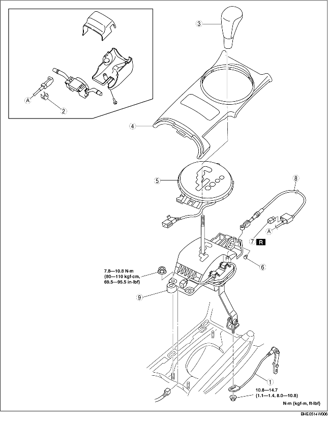 Selector Lever Removal Installation