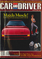 March 1984 Car and Driver - Mazda Muscle