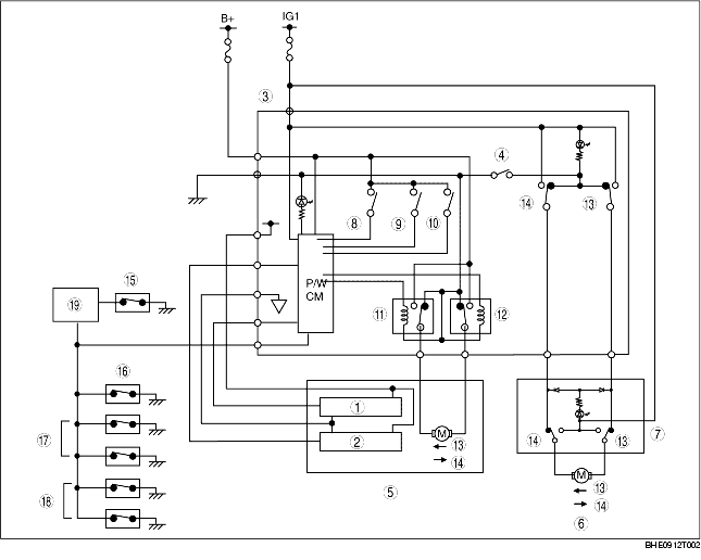 Car Window Motor Wiring Diagram