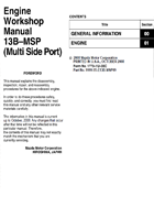 13B-MSP Engine Workshop Manual