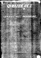 Rx-3 Sports Kit Manual